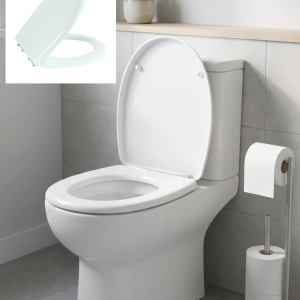 Standart Klozet Kapağı Kolay Montaj Dayanıklı Plastik Universal Uyumlu Tasarım