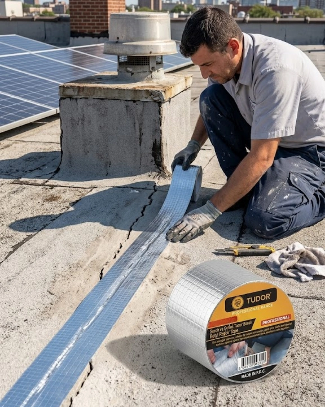 Su Geçirmez Sızdırmaz Tamir Bandı Güçlü Yapışkanlı 72 MM 2 Metre 1 Su Geçirmez Sızdırmaz Tamir Bandı Güçlü Yapışkanlı 72 MM 2 Metre