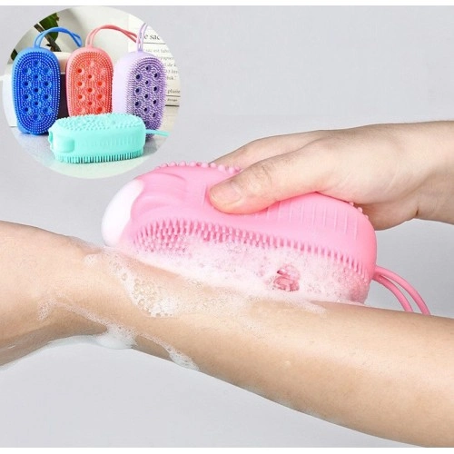 Süngerli Silikon Banyo Kesesi 1 Süngerli Silikon Banyo Kesesi