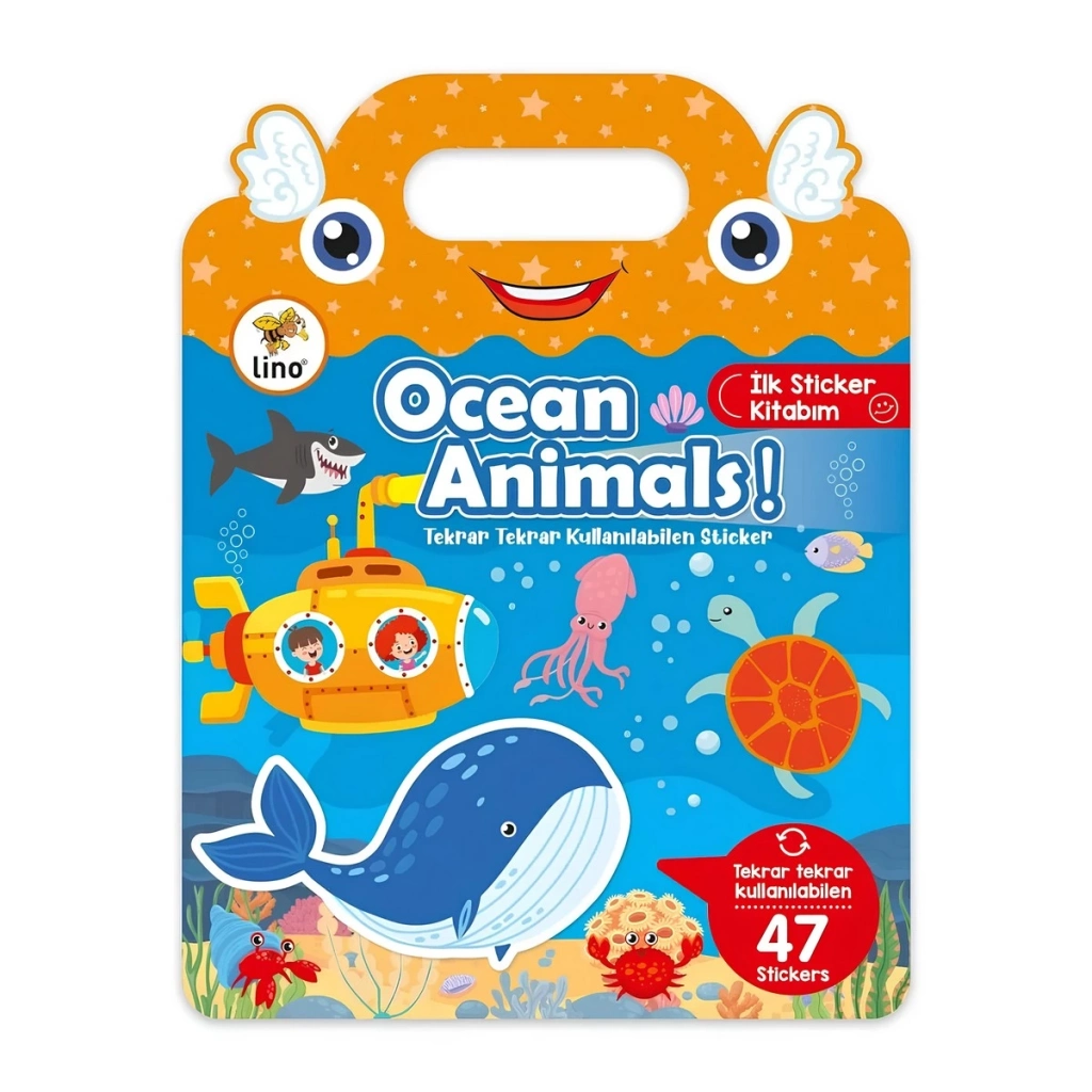 Tekrar Kullanılabilen İlk Sticker Kitabım Ocean Animals