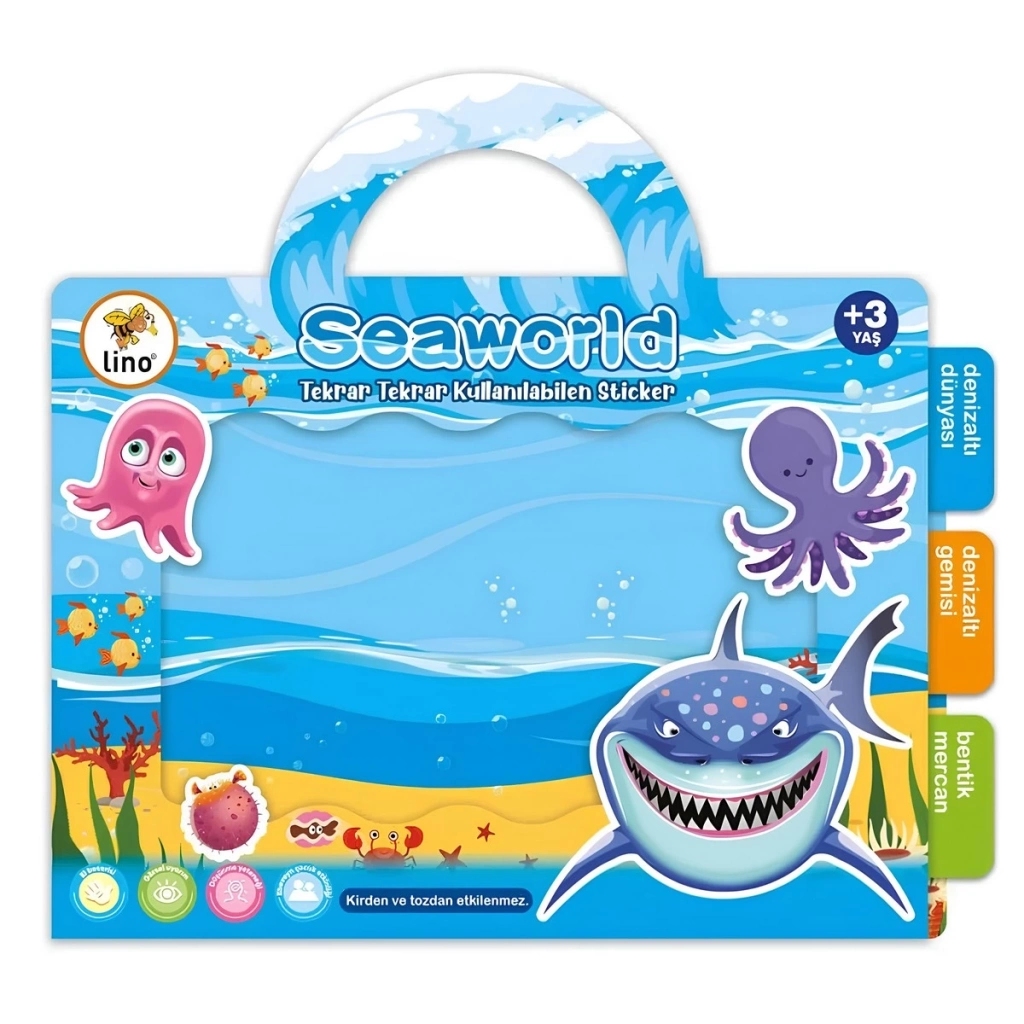 Tekrar Kullanılabilen Sticker Seaworld