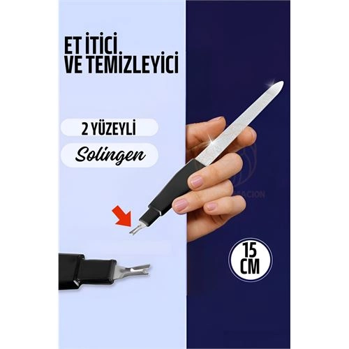 Tırnak Törpüsü Et İticili Et Kesici Çelik Solingen Profesyonel 721179