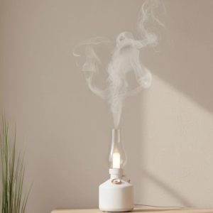 USB Şarjlı Gaz Lambası Modeli Nano Mist Aromaterapi Nemlendirici 280 ml