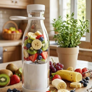 USB Şarjlı Mini Blender Taşınabilir Smoothie Yapıcı 380 ml Pratik Kullanım