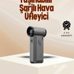 Yüksek Hızlı Kablosuz El Tipi Hava Üfleme Temizlik Cihazı