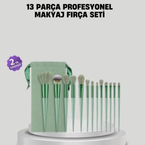 Profesyonel Makyaj Fırça Seti Yumuşak Kıllı Taşınabilir Çantalı