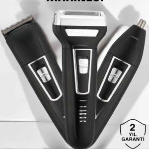 3 Başlıklı Profesyonel Tıraş Makinesi