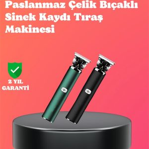 Paslanmaz Çelik Bıçaklı Sinek Kaydı Tıraş Makinesi Uzun Ömürlü
