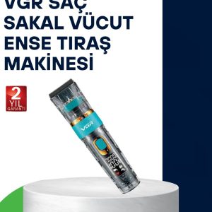 VGR V-695 Profesyonel Saç ve Sakal Kesme Makinesi Şarjlı ve Kablolu Kullanım