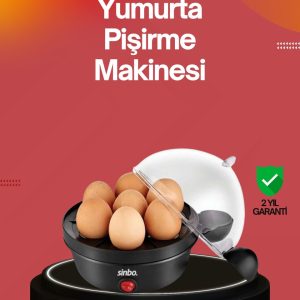 7 Yumurtalık Buharlı Yumurta Pişirme Cihazı Otomatik Kapanma Özellikli