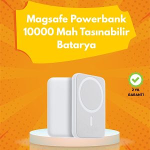 Ultra Kompakt ve Güçlü – MagSafe Powerbank 10000 mAh ile Kablosuz Şarj Deneyimi