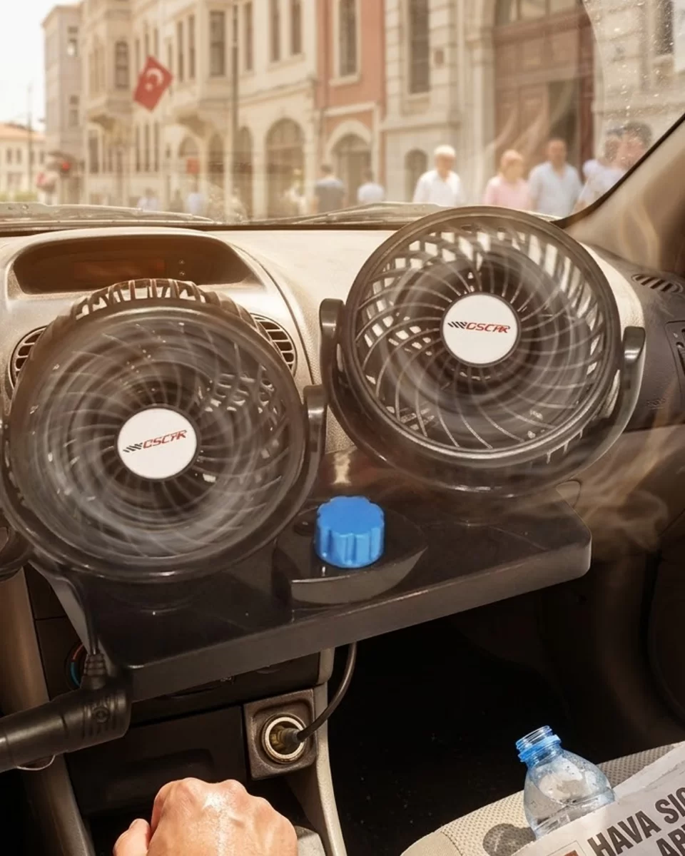 12V Araç İçi Vantilatör Çift Modlu Döner Başlıklı Oto Fan 1 12V Araç İçi Vantilatör Çift Modlu Döner Başlıklı Oto Fan