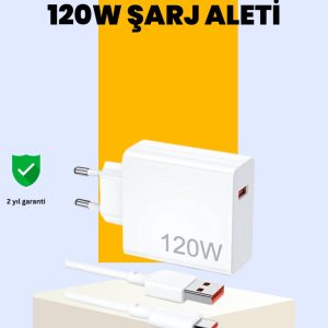 120 Watt Type C Hızlı Şarj Cihazı  Reno 4 5 6 Uyumlu