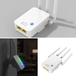 Ev ve Ofis İçin WiFi Güçlendirici WPS Düğmeli Güvenli Tekrarlayıcı