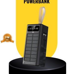 Taşınabilir Güneş Panelli Powerbank Çoklu Cihaz Şarj Destekli