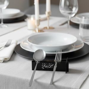 3D Özel Baskı 6’lı Kaşık Çatal Servis Standı Masa Üstü Düzenleyici