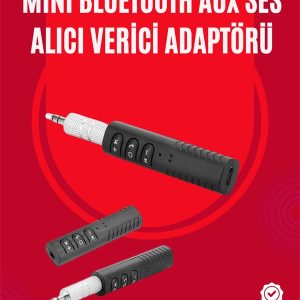 Taşınabilir Bluetooth Ses Alıcısı | 30 Dk Şarj 4 Saat Kullanım Geri Klipsli