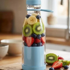 Kablosuz Taşınabilir Blender 380 ml Smoothie Milkshake Meyve Karıştırıcı