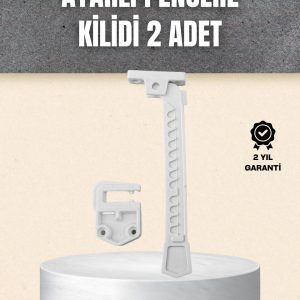 Kolay Montajlı Pencere Açılma Sınırlayıcı 2’li Set
