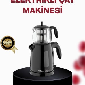 Cam Demlikli 20 Bardak Kapasiteli Elektrikli Çaycı