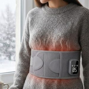 3 Kademe Isıtmalı ve Titreşimli Bel Destek Kemeri Ergonomik Tasarım