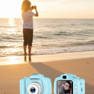 Mavi HD Taşınabilir Mini Dijital Kamera Video ve Fotoğraf Kayıt Özellikli