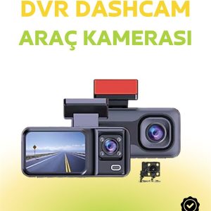 1080p Ön 720p Arka ve İç Kamera ile 0 Kapsama – Gece Görüşlü Araç Kamerası