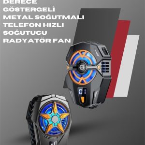 Ergonomik Telefon Soğutucu – 2 Hız Ayarı Hafif ve Taşınabilir