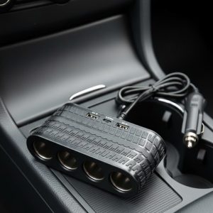 Araç İçi Güç Dağıtıcı 4 Çakmaklık 2 USB 1 Type C Şarj Ünitesi