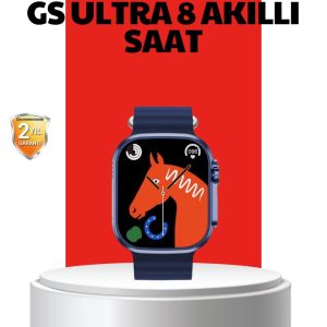 Akıllı Saat 360 mAh Çoklu Spor Modlu Lacivert Siyah Kordon