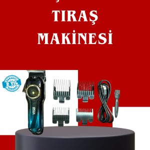 Uzun Çalışma Süreli LCD Göstergeli Saç Kesme Makinesi