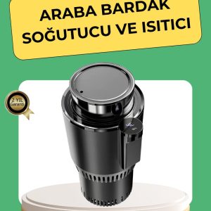 Isıtma Soğutma Özellikli Araç Bardaklığı Çakmak Girişli Akıllı