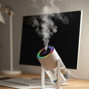 Yıldızlı Projektör Hava Nemlendirici Ultrasonik Buhar ve RGB Işık