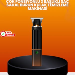 Erkekler İçin 3 in 1 Şarjlı Bakım Seti – 7300 RPM Güçlü Motor ve Sessiz Çalışma
