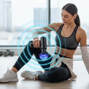 Isıtmalı Soğutmalı Masaj Tabancası 3200 RPM Sessiz Motor USB C Şarjlı