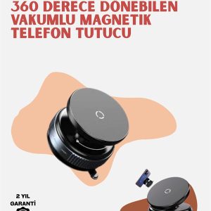 Evrensel Uyumlu Manyetik Araç Telefon Standı – Dayanıklı Alüminyum Gövde