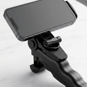 Katlanabilir Mini Telefon Tripodu Masaüstü Telefon Standı 360 Derece Ayarlanabilir