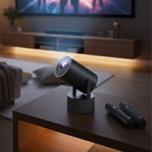 Akıllı Projeksiyon Cihazı Karaoke Mikrofonlu 1080P Android