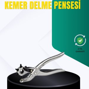 Metal Gövdeli Ayarlanabilir Deri Delme Pensesi 2.5–5 mm Delik Açma Aracı