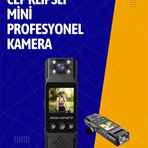 Kablosuz WiFi Bağlantılı Full HD Mini Kamera – Döngüsel Kayıt ve Hareket Algılama Özellikli
