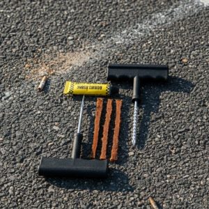 Otomobil Motosiklet Bisiklet İçin Güvenli Lastik Tamir Kiti