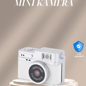Cep Boy Vintage Dijital Kamera LED Destekli Full HD Video