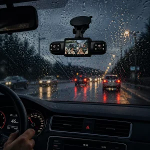 Full HD Araç İçi Kamera Geniş Açılı Lens ve Çok Kanallı Kayıt