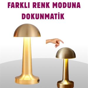 Taşınabilir Dokunmatik LED Lamba – Sıcak & Soğuk Işık Ayarı