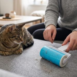 Yıkanabilir Pet Tüy Toplama Aparatı Kıyafet Koltuk Araba İçi Temizlik Rulosu