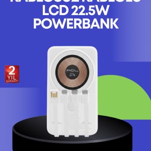 Çoklu Kablo Çıkışlı Taşınabilir Powerbank Kompakt Tasarım