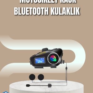 500 Metre İnterkom Mesafeli Kask Kulaklığı Gürültü Engelleyici