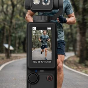 4K Aksiyon ve Vlog Kamera 2.0 İnç IPS Ekran Otomatik Odaklama ve Kompakt Tasarım