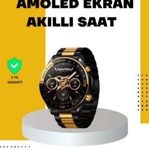 3 Bileklikli Amoled Akıllı Saat Bluetooth Çağrı ve Sağlık Takipli