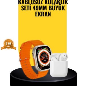 Watch 9 Max Akıllı Saat Sesli Görüşme Özellikli Kulaklık Seti